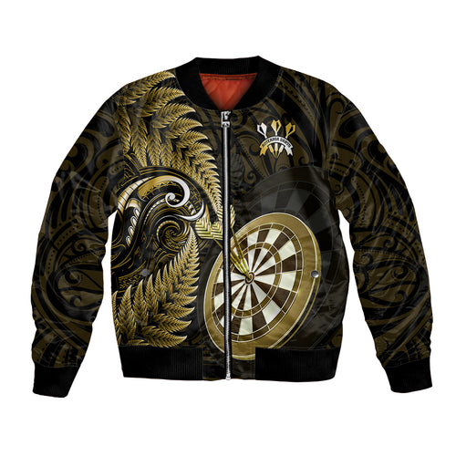 personalised-new-zealand-darts-bomber-jacket-happiness-is-a-tight-threesome-maori-gold