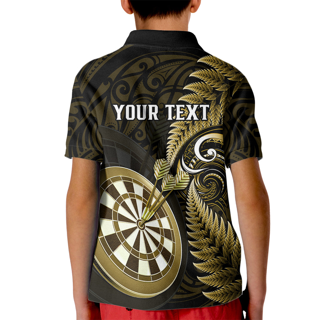 personalised-new-zealand-darts-kid-polo-shirt-happiness-is-a-tight-threesome-maori-gold