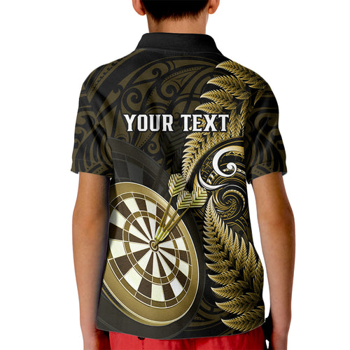personalised-new-zealand-darts-kid-polo-shirt-happiness-is-a-tight-threesome-maori-gold