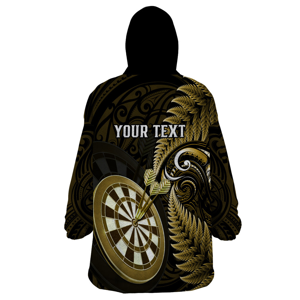 personalised-new-zealand-darts-wearable-blanket-hoodie-happiness-is-a-tight-threesome-maori-gold