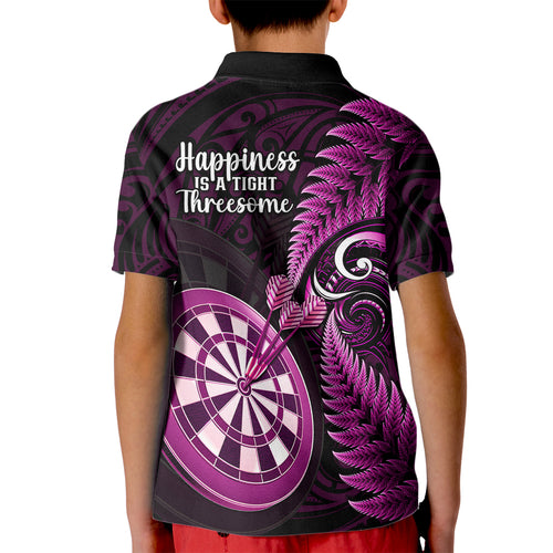 new-zealand-darts-kid-polo-shirt-happiness-is-a-tight-threesome-maori-pink