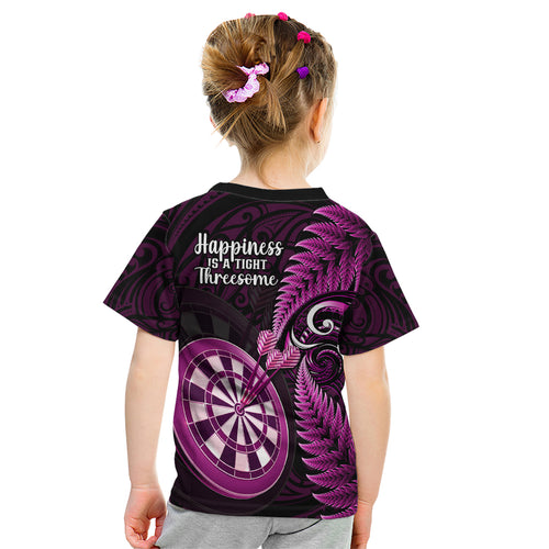new-zealand-darts-kid-t-shirt-happiness-is-a-tight-threesome-maori-pink