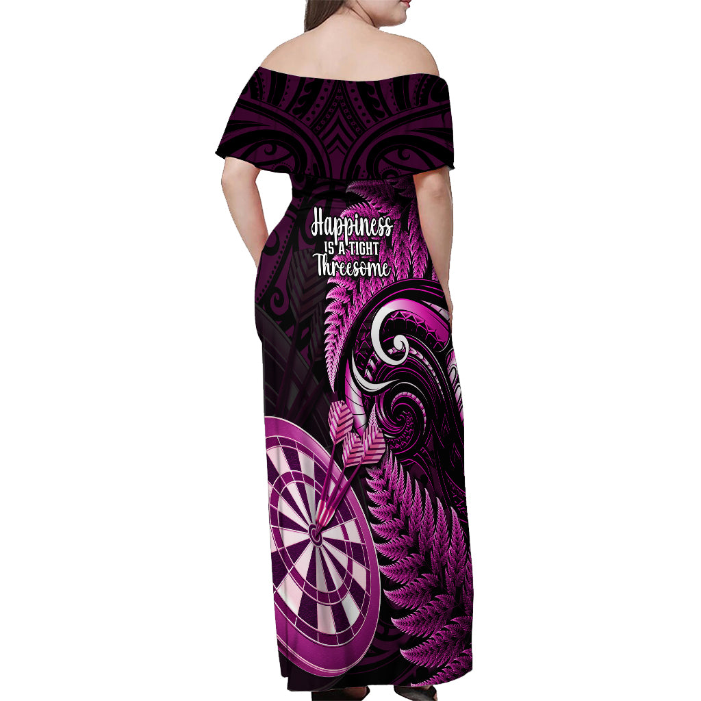 new-zealand-darts-off-shoulder-maxi-dress-happiness-is-a-tight-threesome-maori-pink