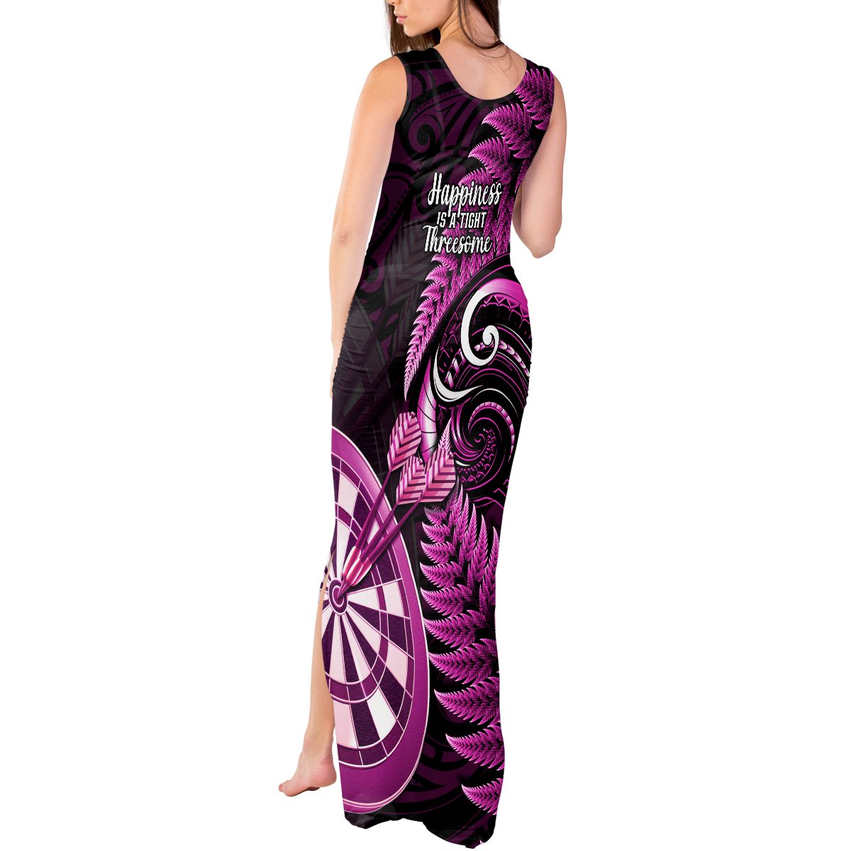 new-zealand-darts-tank-maxi-dress-happiness-is-a-tight-threesome-maori-pink