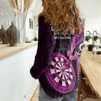 new-zealand-darts-women-casual-shirt-happiness-is-a-tight-threesome-maori-pink