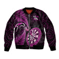 personalised-new-zealand-darts-bomber-jacket-happiness-is-a-tight-threesome-maori-pink
