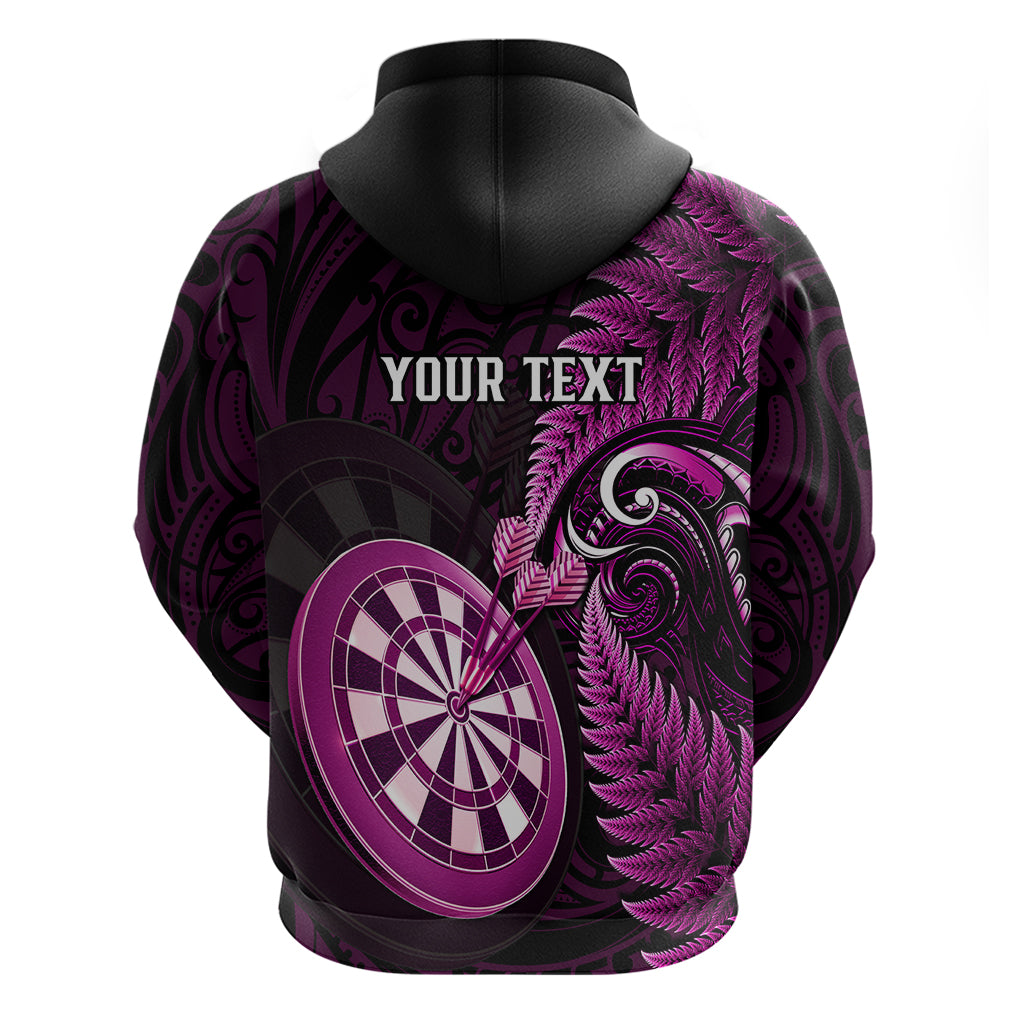 personalised-new-zealand-darts-hoodie-happiness-is-a-tight-threesome-maori-pink
