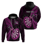 personalised-new-zealand-darts-hoodie-happiness-is-a-tight-threesome-maori-pink