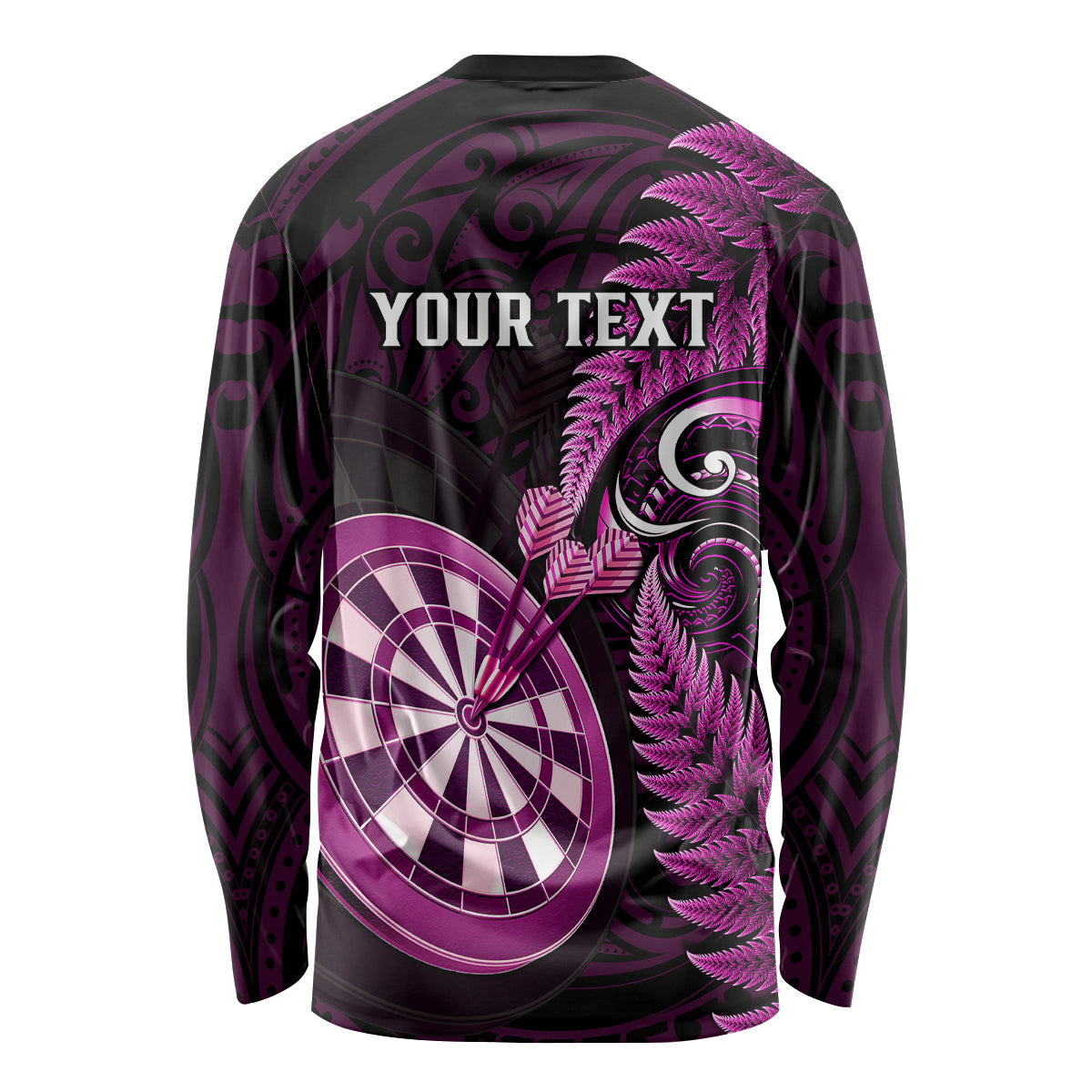 personalised-new-zealand-darts-long-sleeve-shirt-happiness-is-a-tight-threesome-maori-pink