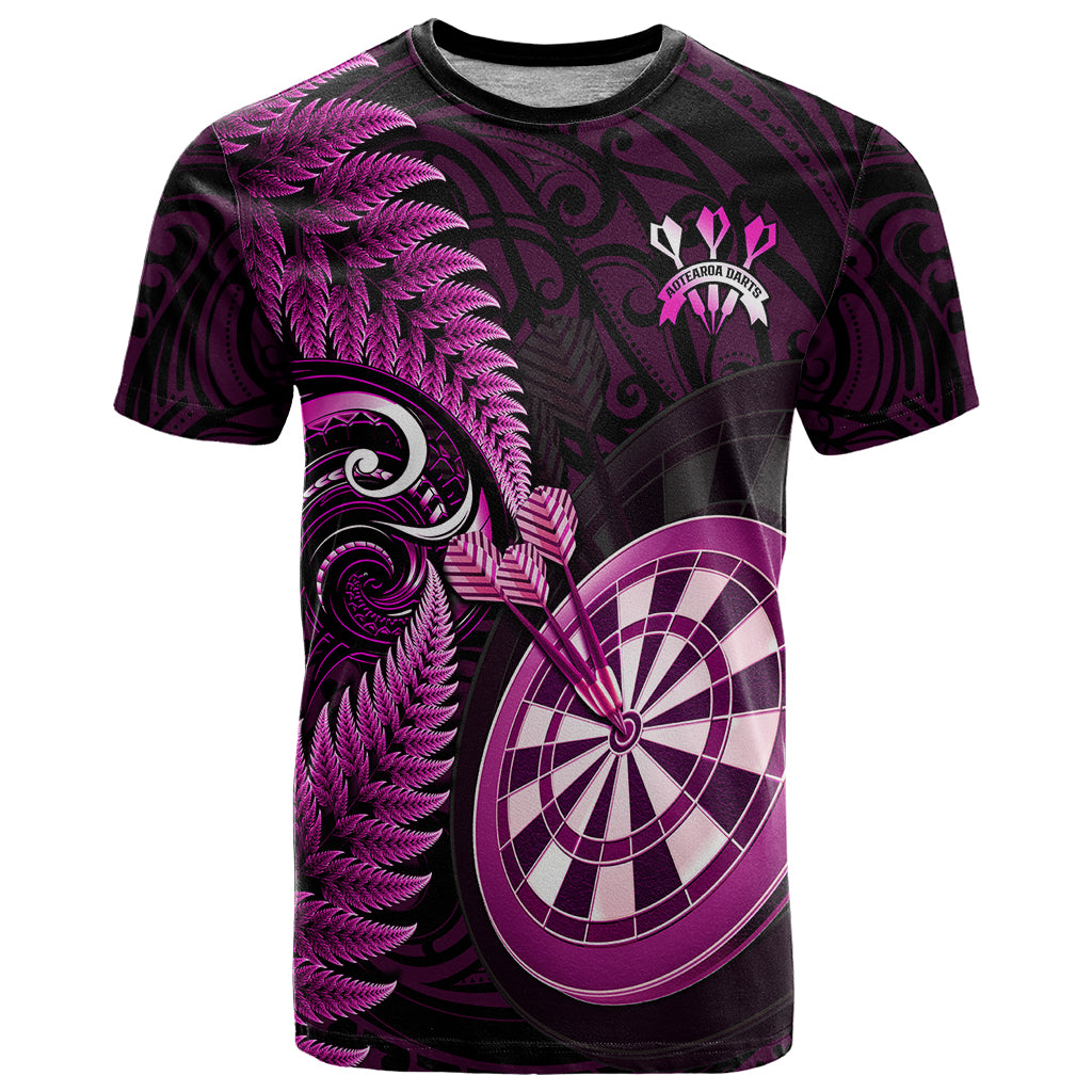 personalised-new-zealand-darts-t-shirt-happiness-is-a-tight-threesome-maori-pink