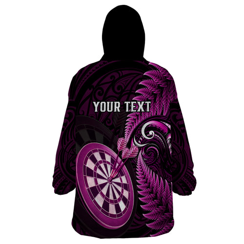 personalised-new-zealand-darts-wearable-blanket-hoodie-happiness-is-a-tight-threesome-maori-pink