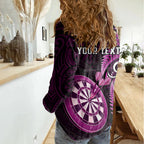 personalised-new-zealand-darts-women-casual-shirt-happiness-is-a-tight-threesome-maori-pink