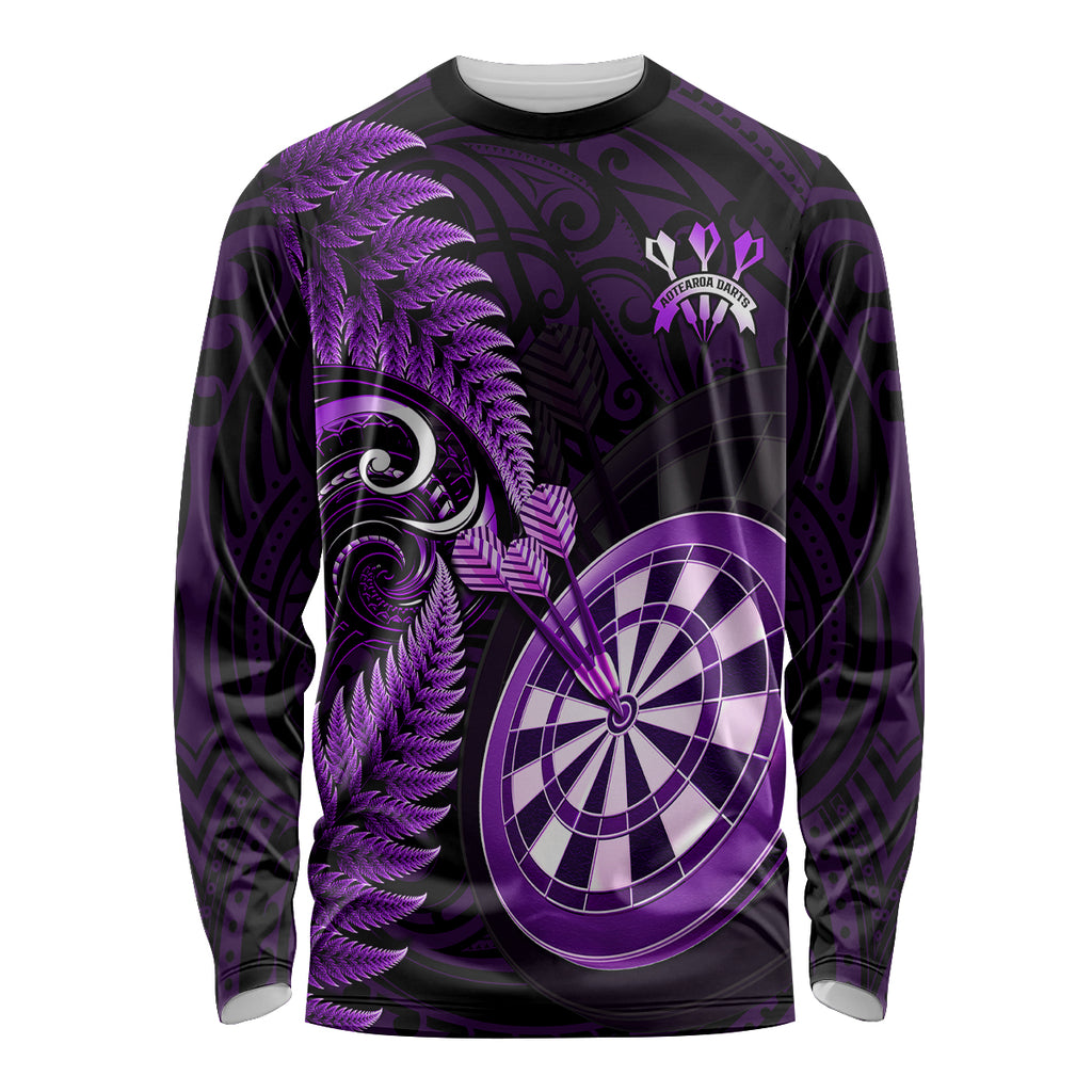 new-zealand-darts-long-sleeve-shirt-happiness-is-a-tight-threesome-maori-purple