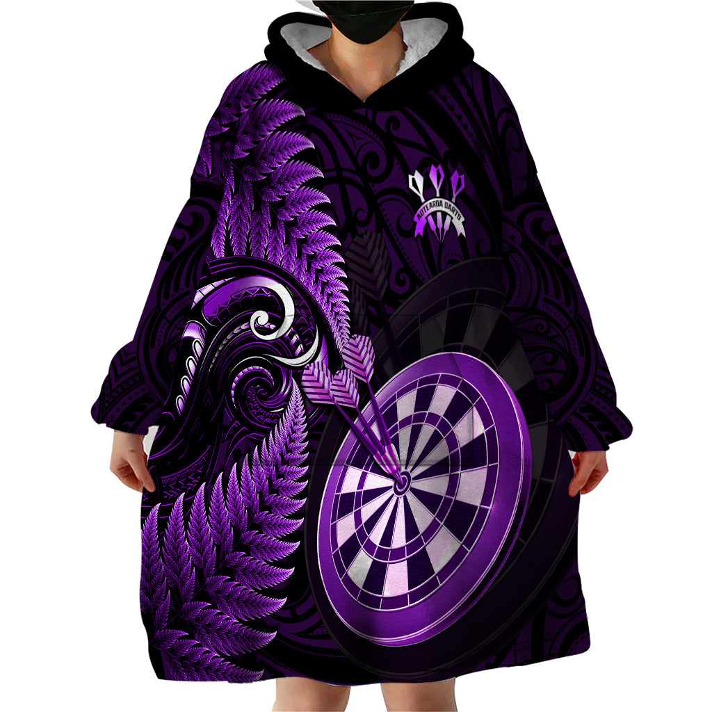 new-zealand-darts-wearable-blanket-hoodie-happiness-is-a-tight-threesome-maori-purple