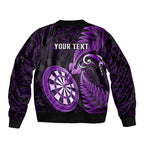 personalised-new-zealand-darts-bomber-jacket-happiness-is-a-tight-threesome-maori-purple