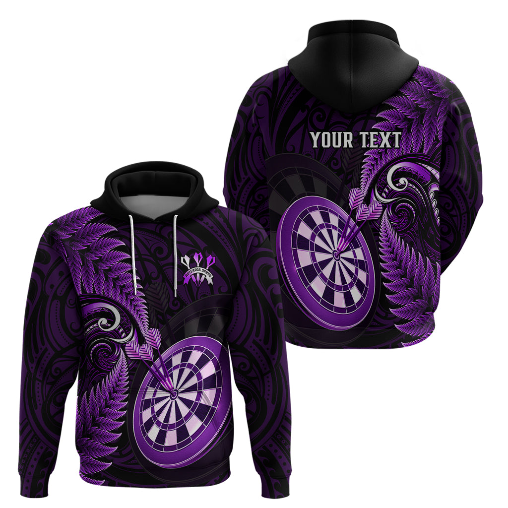 personalised-new-zealand-darts-hoodie-happiness-is-a-tight-threesome-maori-purple