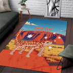 Personalised Australia Thorny Devil Area Rug Nature's Armored Knights - Aussie Uluru