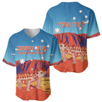 Personalised Australia Thorny Devil Baseball Jersey Nature's Armored Knights - Aussie Uluru