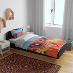 Personalised Australia Thorny Devil Bedding Set Nature's Armored Knights - Aussie Uluru