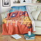 Personalised Australia Thorny Devil Blanket Nature's Armored Knights - Aussie Uluru