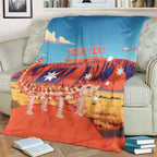 Personalised Australia Thorny Devil Blanket Nature's Armored Knights - Aussie Uluru