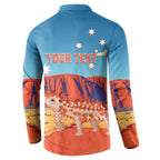 Personalised Australia Thorny Devil Button Sweatshirt Nature's Armored Knights - Aussie Uluru