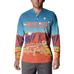 Personalised Australia Thorny Devil Button Sweatshirt Nature's Armored Knights - Aussie Uluru