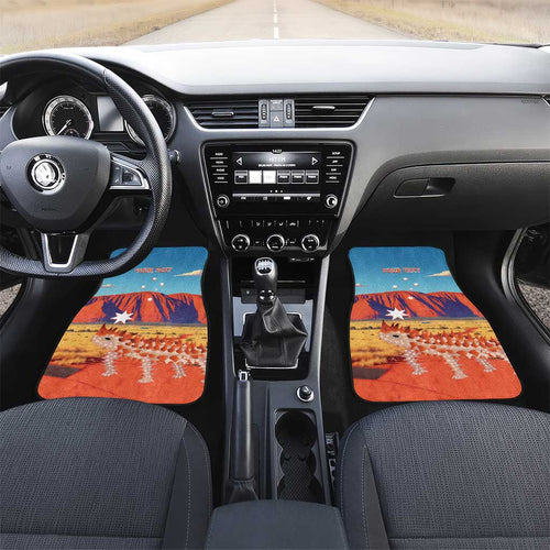 Personalised Australia Thorny Devil Car Mats Nature's Armored Knights - Aussie Uluru