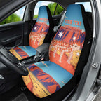 Personalised Australia Thorny Devil Car Seat Cover Nature's Armored Knights - Aussie Uluru