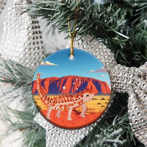Australia Thorny Devil Ceramic Ornament Nature's Armored Knights - Aussie Uluru