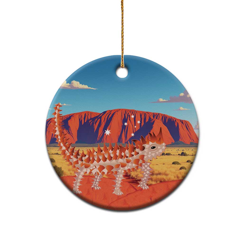 Australia Thorny Devil Ceramic Ornament Nature's Armored Knights - Aussie Uluru