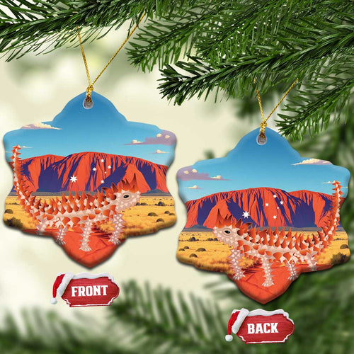 Australia Thorny Devil Ceramic Ornament Nature's Armored Knights - Aussie Uluru