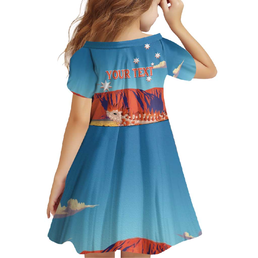 Personalised Australia Thorny Devil Family Matching Off Shoulder Maxi Dress and Hawaiian Shirt Nature's Armored Knights - Aussie Uluru