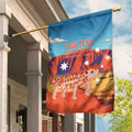 Personalised Australia Thorny Devil Garden Flag Nature's Armored Knights - Aussie Uluru
