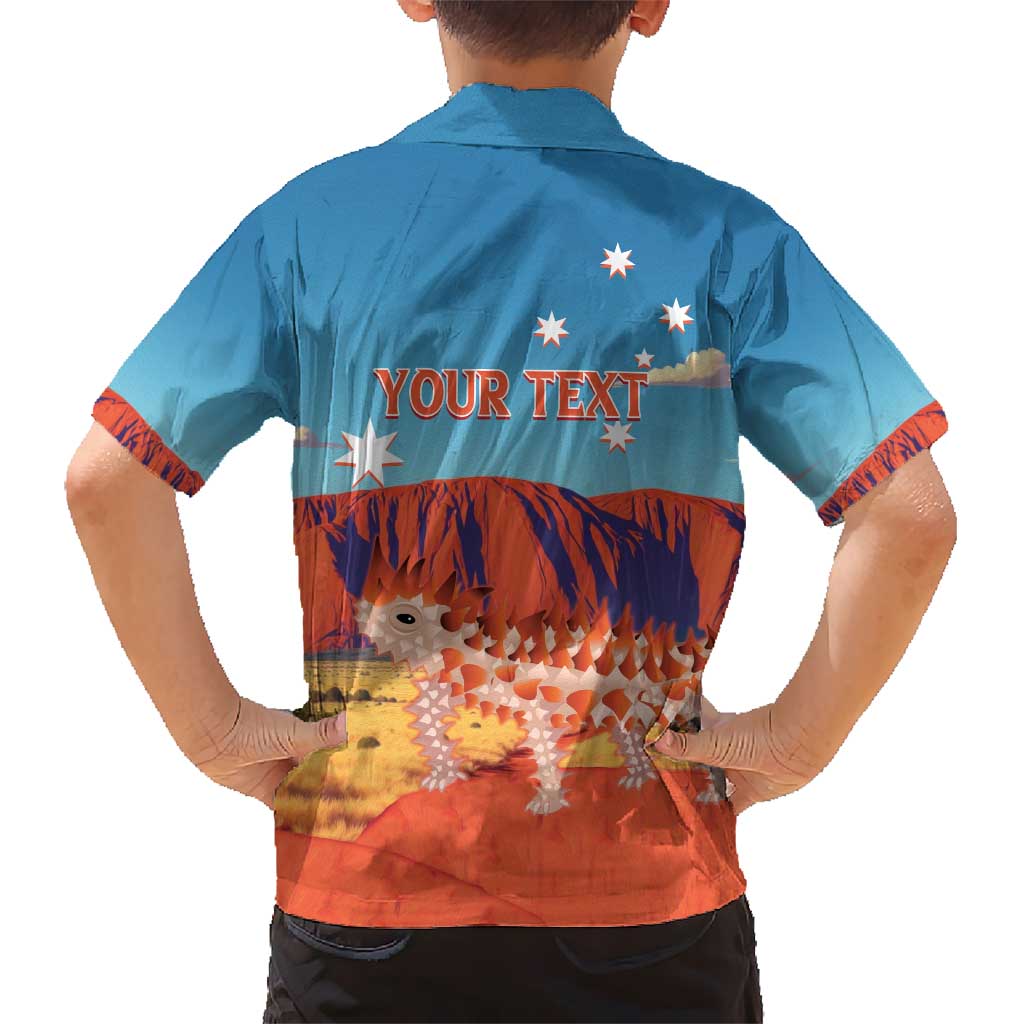 Personalised Australia Thorny Devil Hawaiian Shirt Nature's Armored Knights - Aussie Uluru