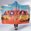 Personalised Australia Thorny Devil Hooded Blanket Nature's Armored Knights - Aussie Uluru