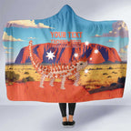Personalised Australia Thorny Devil Hooded Blanket Nature's Armored Knights - Aussie Uluru