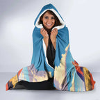 Personalised Australia Thorny Devil Hooded Blanket Nature's Armored Knights - Aussie Uluru