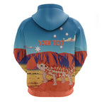 Personalised Australia Thorny Devil Hoodie Nature's Armored Knights - Aussie Uluru