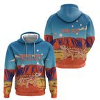 Personalised Australia Thorny Devil Hoodie Nature's Armored Knights - Aussie Uluru