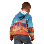 Personalised Australia Thorny Devil Kid Hoodie Nature's Armored Knights - Aussie Uluru