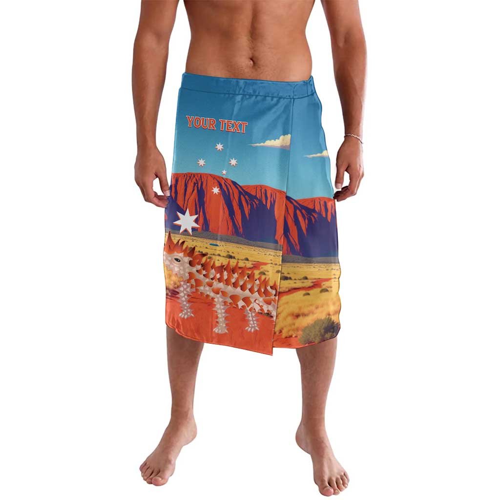 Personalised Australia Thorny Devil Lavalava Nature's Armored Knights - Aussie Uluru