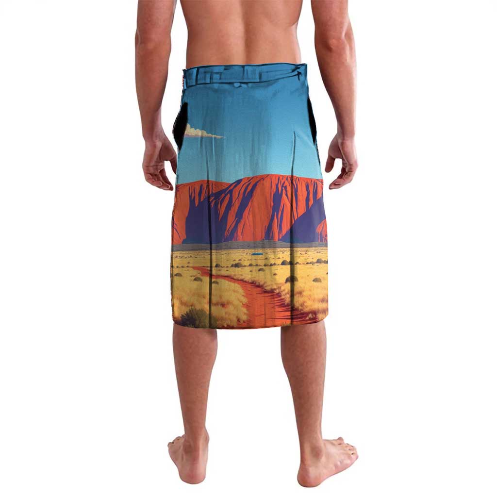 Personalised Australia Thorny Devil Lavalava Nature's Armored Knights - Aussie Uluru