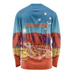 Personalised Australia Thorny Devil Long Sleeve Shirt Nature's Armored Knights - Aussie Uluru