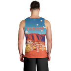 Personalised Australia Thorny Devil Men Tank Top Nature's Armored Knights - Aussie Uluru