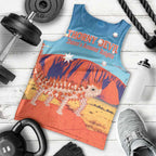 Personalised Australia Thorny Devil Men Tank Top Nature's Armored Knights - Aussie Uluru