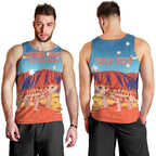 Personalised Australia Thorny Devil Men Tank Top Nature's Armored Knights - Aussie Uluru
