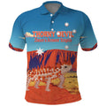 Personalised Australia Thorny Devil Polo Shirt Nature's Armored Knights - Aussie Uluru