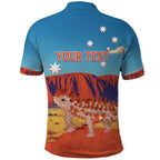 Personalised Australia Thorny Devil Polo Shirt Nature's Armored Knights - Aussie Uluru