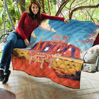 Personalised Australia Thorny Devil Quilt Nature's Armored Knights - Aussie Uluru